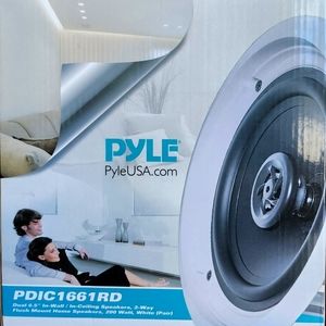 PYLE in-wall/in-ceiling speakers (1 pair)